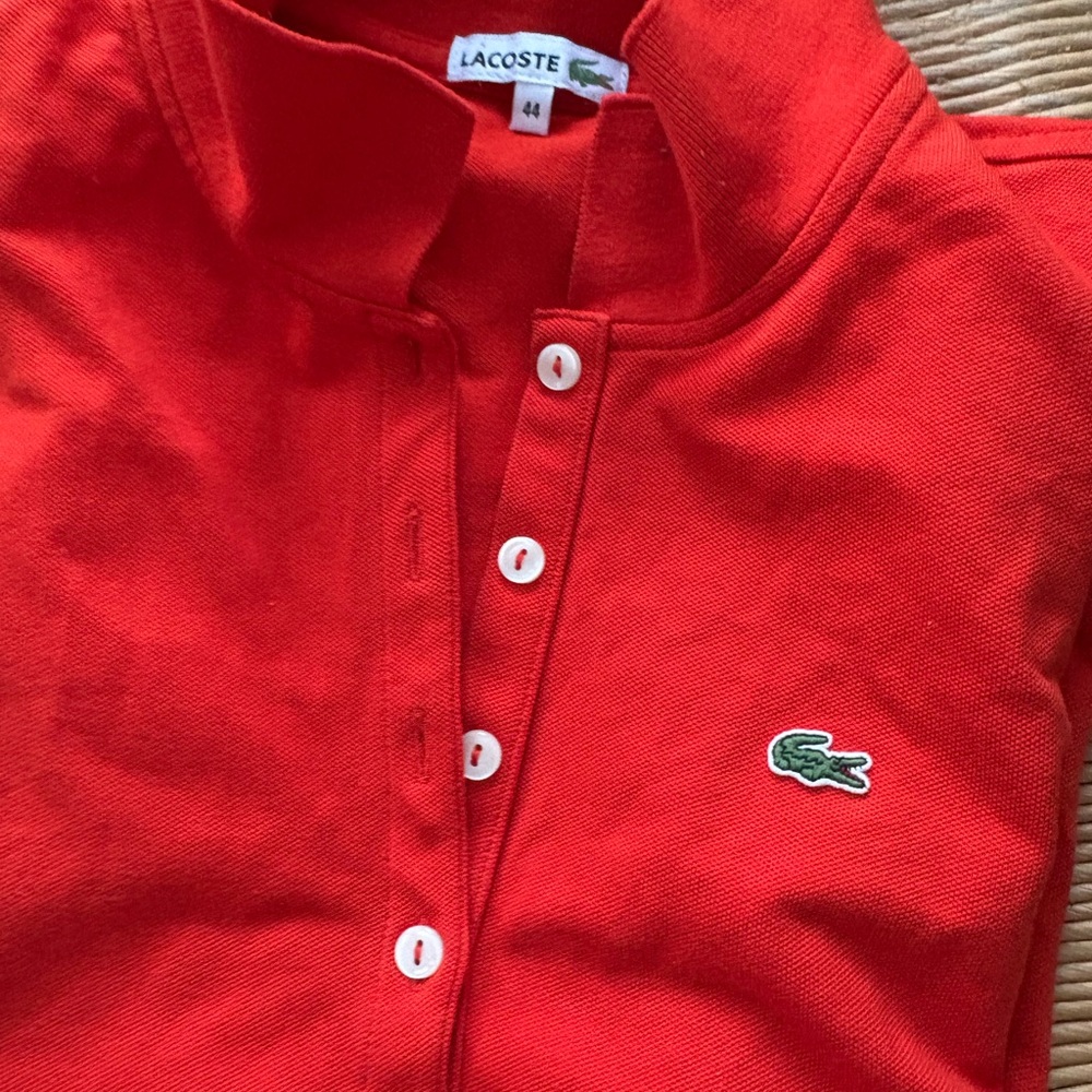 Lacoste women’s Polo in Burnt Orange